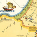Vintage Map of the Holy Land 1928