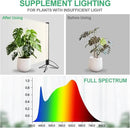 2-Pack, T10 Vertical Grow Light, 6000K Full Spectrum Desktop Plant Light 18.9",Hung or Stood, with 3 Modes & 5 Dimming Levels, Suitable Small & Medium Plants Indoors, Auto On Off Timing 4/8/12/18Hrs by GreenHaven Gardens