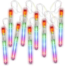 ArtCreativity Light Up Police Wands, Set of 12, Flashing LED Wand Sticks with Lanyards, Thrilling Light Show, Batteries Included, Birthday Party Favors, Carnival Prize, Goodie Bag Fillers for Kids by TinyTreasures Baby Boutique