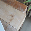 Modern Rustic Table With Sculpted Block Design by HouseOfZazla
