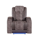 Duran - Power Reclining Set With Power Headrest by HouseOfZazla