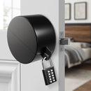 Door Knob Cover Lock with Combination Padlock, Child Proof Door Knob Covers, Door Knob Lockout Device for Dementia Elderly Safety, Renter Friendly Temporary Bedroom Door Lock (Black) by TinyTreasures Baby Boutique