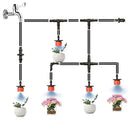 320 Pcs Drip Irrigation Fittings Kits for 1/4" Tubing, Drip Irrigation Barbed Connectors, Drip Line Connectors for Drip Systems(4-Way Coupling, Tee, Elbow, End Plug, Coupling) by GreenHaven Gardens