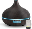 Diffusers for Essential Oils Large Room, 550ml Essential Oil Diffusers with Remote Control, Ultrasonic Oil Diffuser with Timer, 7 Colors Light for Bedroom by CozyNest Decor