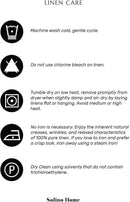 Solino Home Linen Beige Table Runner 90 Inches Long - 100% Pure Linen 14 x 90 Inch Table Runner for Fall, Autumn, Thanksgiving - Classic Hemstitch by CozyNest Decor