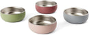 Monkey Proof™ Non-Toxic Stainless Steel Child Bowl 5” with Non-Slip Silicone Shell, Multi-color, (Set of 4 bowls) Unbreakable, Mess Free Feeding for Babies, Toddlers, Kids, BPA free by TinyTreasures Baby Boutique