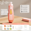 Baby Nail Trimmer Electric | Safe + Easy Baby Nail Trimmer, Baby Nail Clippers + Nail Filer Buffer, Trim Polish Grooming kits for Newborn Toddler or Adults’ Nails, 7 Grinding Heads and LED Light by TinyTreasures Baby Boutique