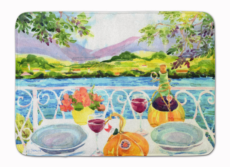 Afternoon of Grape Delights Wine Machine Washable Memory Foam Mat 6139RUG