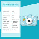 Kids Camera Toys,48MP Dual Lens with 64G SD Card and Cartoon Soft Cover for 3-8 Year Old Girls Boys (Bluer) by TinyTreasures Baby Boutique