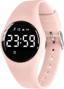 Kids Watches for Girls Boys Digital Sport Watch with Step Counter Pedometer Vibration Alarm Clock, No App Waterproof Fitness Tracker Kids Watch Boys Girls Teens Students Ages 5-16 by TinyTreasures Baby Boutique