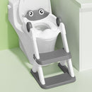 Frog Potty Training Seat, Upgrade Toddler Toilet Seat for Kids Boys Girls, 2 in 1 Potty Training Toilet for Kids, Splash Guard Anti-Slip Pad Step Stool by TinyTreasures Baby Boutique