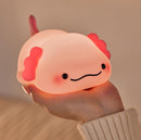 DREAMING MY DREAM Cute Axolotl Night Light, LED Squishy Novelty Animal Night Lamp, 3 Level Dimmable Nursery Nightlight for Breastfeeding Toddler Baby Kids Decor, Cool Gifts Kids (Axolotl) by TinyTreasures Baby Boutique