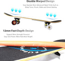 Easy_Way Complete Skateboards- Standard Skateboards for Beginners Kids Boys Girls Teenager- 31''x 8''Canadian Maple Cruiser Pro Skate Board, Skateboards by TinyTreasures Baby Boutique