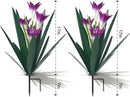 Homight Metal Agave Plant Outdoor Decoration Outdoor Garden Decoration Lily Mexican Yard Art Plant Garden Agave Lily Decorative Garden Gift… (2 Big Purple Lilies) by GreenHaven Gardens