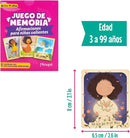 Menique Brilla Memory Matching Game – Spanish Edition – 80 Cards (40 Pairs) with Positive Affirmations for Brave Girls – Mindful Matching Game in Spanish for Confidence and Self-Love by TinyTreasures Baby Boutique
