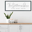 SRSZHIYUE The Gathering Place Sign Wall Decor Art 32"×12" for Large Kitchen Dining Room Wood Framed Wall Hanging (Black) by CozyNest Decor