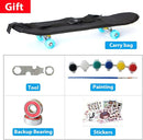 Easy_Way Complete Skateboards- Standard Skateboards for Beginners Kids Boys Girls Teenager- 31''x 8''Canadian Maple Cruiser Pro Skate Board, Skateboards by TinyTreasures Baby Boutique