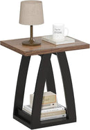 End Table, Side Table, Nightstand, Sofa Side Table with Shelf, Modern End Table for Living Room, Bedroom by CozyNest Decor