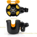 Accmor Stroller Cup Holder with Phone Holder, Bike Cup Holder, Universal Cup Holder for Uppababy Nuna Doona Strollers, 2-in-1 Cup Phone Holder for Stroller, Bike, Wheelchair, Walker, Scooter by TinyTreasures Baby Boutique