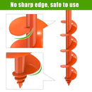 Auger Drill Bit for Planting 3 x 24'', Threaded Garden Auger Post Hole Digger, Spiral Drill Earth Dirt Augers for Bulb, Vegetables, Fence Posts and Umbrella Holes, Fits in 3/8” Drill Chuck by GreenHaven Gardens