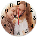 Generic Custom Clocks for Walls Personalized Wall Photo Customized Round Clock for Birthday Wedding Present Family Friends Gifts, 12x12Inch by TinyTreasures Baby Boutique