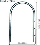 RUBFAC Metal Garden Arch, Wedding & Event Decoration, Garden Trellis for Climbing Plants, Assemble Freely 2 Sizes for Various Climbing Plant Roses Vines Bridal Party Decoration, Army Green, 1 Pack by GreenHaven Gardens