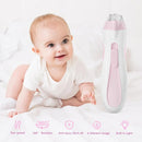 Baby Nail Trimmer Electric, 15 in 1 Baby Nail Clippers for Gentle Nail Care, Rechargeable Baby Nail File Electric with Light &15 Grinding Pads for Infant Toddler, Pink by TinyTreasures Baby Boutique
