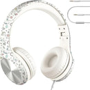 LilGadgets Connect+ Wired Kids Headphones for School with Microphone, Noise & Volume Reducing Over-Ear Headset with Cord, SharePort Technology & SoftTouch Padding, Magical Unicorns Headphones for Kids by TinyTreasures Baby Boutique