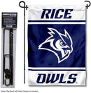 College Flags & Banners Co. Rice Owls Garden Flag with Stand Holder by GreenHaven Gardens