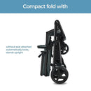 Mompush Baby Stroller, Convertible 2-in-1, Infant Car Seat Compatible, Includes Adapter - Sturdy Full-Size Infant Stroller for Family Adventures by TinyTreasures Baby Boutique