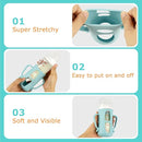 Silicone Sleeves for Pigeon Baby Bottles 8.1 oz,Anti Breakage Glass Baby Bottle Holder with Handles 2 Pack by TinyTreasures Baby Boutique