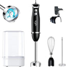 Sangcon 5-in-1 Immersion Blender Handheld, Hand Blender with 1000ml Blending Cup Storage Base, 2-Speed Adjustable Stick Blender, 304 Stainless Steel Blades, Detachable Blender, Whisk, Milk Frother by TinyTreasures Baby Boutique