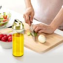 Aelga Gold Oil Dispenser - Gold Kitchen Accessories-Oil Dispenser Bottle for Kitchen with Stainless Steel Spout by CozyNest Decor
