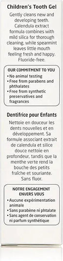 Weleda Oral Care Children's Tooth Gel, 1.7 Fluid Ounce (Pack of 3), Fluoride Free, Spearmint Flavor, Plant Rich Toothpaste with Calendula, Silica and Fennel by CozyNest Decor