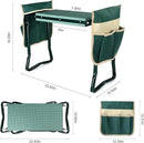 KVR Upgraded Garden Kneeler and Seat with Thicken & Widen Soft Kneeling Pad,Heavy Duty Foldable Gardener Stool with 2 Tool Pouches,Gardening Gifts for Women Mom Men Seniors¡­… by GreenHaven Gardens