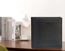 Magnetic Self-Stick Page Photo Album, Family Album, Leather Cover, Hand Made DIY Albums Holds 3x5, 4x6, 5x7, 6x8,8x10 Photos (Black, Large) by TinyTreasures Baby Boutique