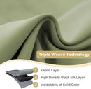 H.VERSAILTEX Blackout Window Treatment Curtains/Panels, Thermal Insulated Room Darkening Solid Grommet Drapes for Bedroom/Living Room Window (52 Inch by 108 Inch, Sage, Set of 2) by CozyNest Decor