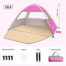 Venustas Beach Tent Sun Shelter for 3/4-5/6-7/8-10 Person, UPF 50+ UV Protection Beach Canopy, Lightweight and Easy Setup Cabana, Portable Shade Tent by TinyTreasures Baby Boutique