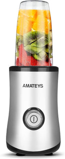 Personal Blender with Button,350W Professional Kitchen Blender for Smoothies and Shakes,Portable Smoothie Maker Mixer,Easy Cleaning&Operation,Suitable for Carrying or Storage by TinyTreasures Baby Boutique