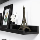 AZSKY Floating Picture Ledge Shelves for Wall Set of 3, 36 Inch Photo Shelves with Lip Long Large Nursery Book Shelf for Toys Storage Kids Bookshelf Wall Mounted Living Room Bedroom Decor Frames by CozyNest Decor