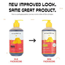 Alaffia Babies and Kids Shampoo and Body Wash, Gentle and Calming Support for Soft Hair and Skin with Shea Butter, Neem, and Coconut Oil, Fair Trade, Coconut Strawberry, 16 Fl Oz by TinyTreasures Baby Boutique