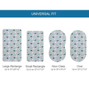 Bassinet Sheet 4 Pack for Baby Boys or Girls, Bassinet Sheets Ultra Soft Universal Fit for Most Rectangle, Oval, Hourglass Bassinet Mattress, Bassinet Sheets, Grey by TinyTreasures Baby Boutique