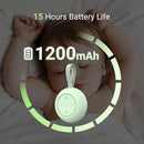Portable Baby Sound Machine [White Noise for Babies Kids Adults][Sleep Soother][Timer Function][12 Soothing Sounds] 15 Hours Battery Life, Registry Gift,Shower,Clips on Baby Stroller.Mint by TinyTreasures Baby Boutique