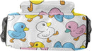 Duck Cartoon Doodle Custom Kids Backpack for Boy Girl, Personalized Waterproof Child School Travel Bag with Name, 16.5’’ X 12.2’’ X 5.9’’ by TinyTreasures Baby Boutique
