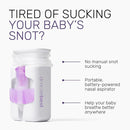 Dr. Noze Best - NozeBot | Electric Baby Nasal Aspirator | Hospital Grade Suction | Nose Sucker and Nasal Vacuum | Safe for Infants and Toddlers (On The Go - Mild Congestion) by TinyTreasures Baby Boutique