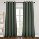 NICETOWN Blackout 90 inches Long Curtains for Living Room - Thermal Insulated Sound Dampening Grommet Room Darkening Window Treatments for Bedroom (Dark Mallard, 2 Panels, W46 x L90) by TinyTreasures Baby Boutique