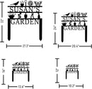 Personalized Garden Sign, Custom Garden Tools Sign with Stakes, Garden Sign with Last Name, Personalized Flower Garden Name Sign, Yard Sign, Lawn Sign, Custom Family Name Garden Sign, Farmhouse Decor by CozyNest Decor