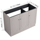 Modern Freestanding Bathroom Vanity With Soft Close Cabinet Doors by Unique Piece Furniture