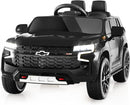 Costzon Ride on Car, 12V Licensed Chevrolet Tahoe Battery Powered Electric Vehicle w/ 2.4G Remote Control, High/Low Speed, Music, Lights, MP3/USB/FM, Spring Suspension, Electric SUV for Kids (Black) by TinyTreasures Baby Boutique