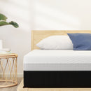 12'' Hybrid Mattress, Cooling Memory Foam & Pocket Springs Medium Firm - White - Queen by HouseOfZazla